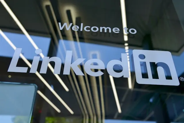 Entrance of a linkedin office.